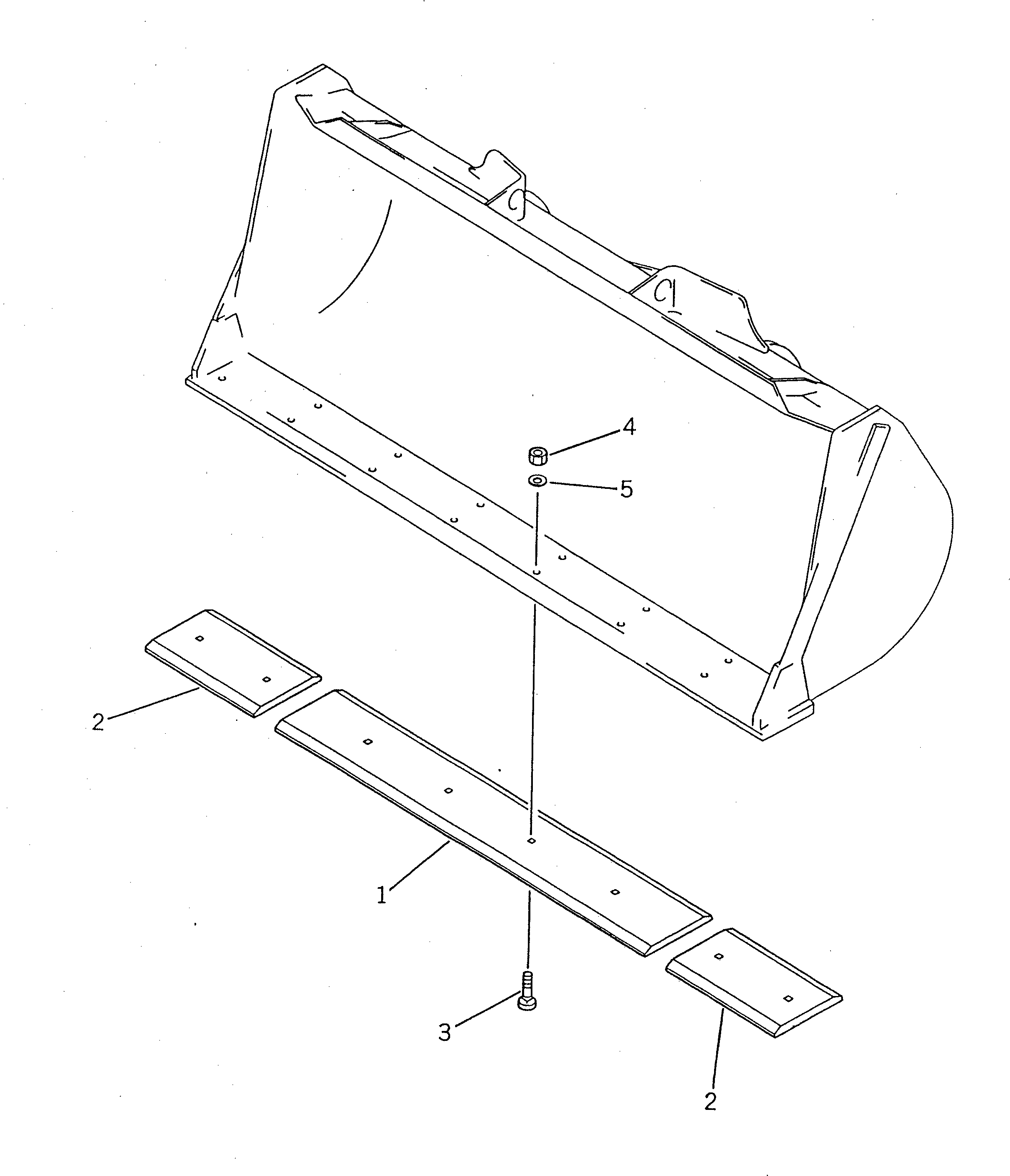 EDGE,CENTER (FOR 2388MM WIDTH) \3\417-815-1110 KOMATSU