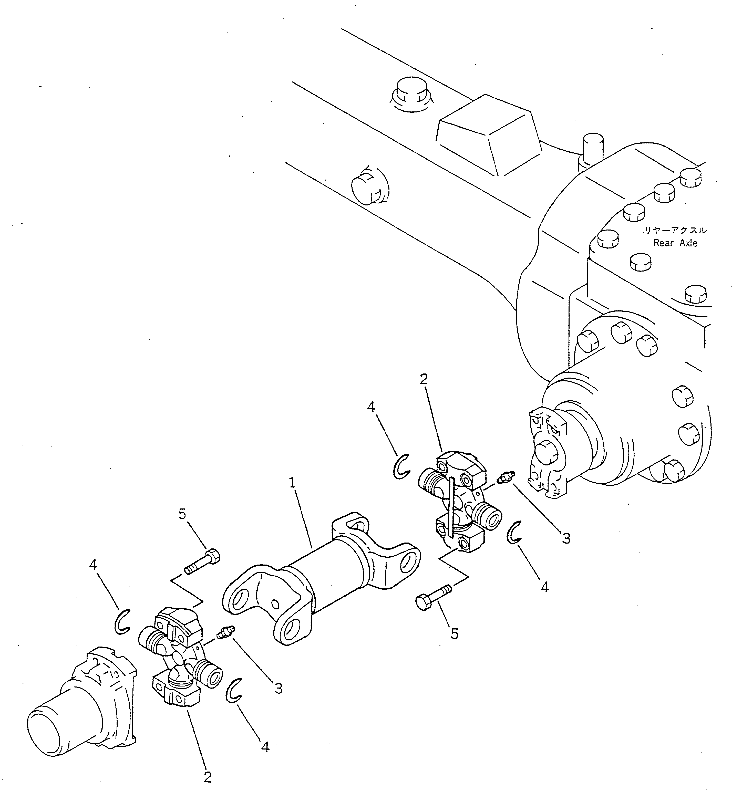 DRIVE SHAFT ASS'Y,REAR 417-20-14111 KOMATSU