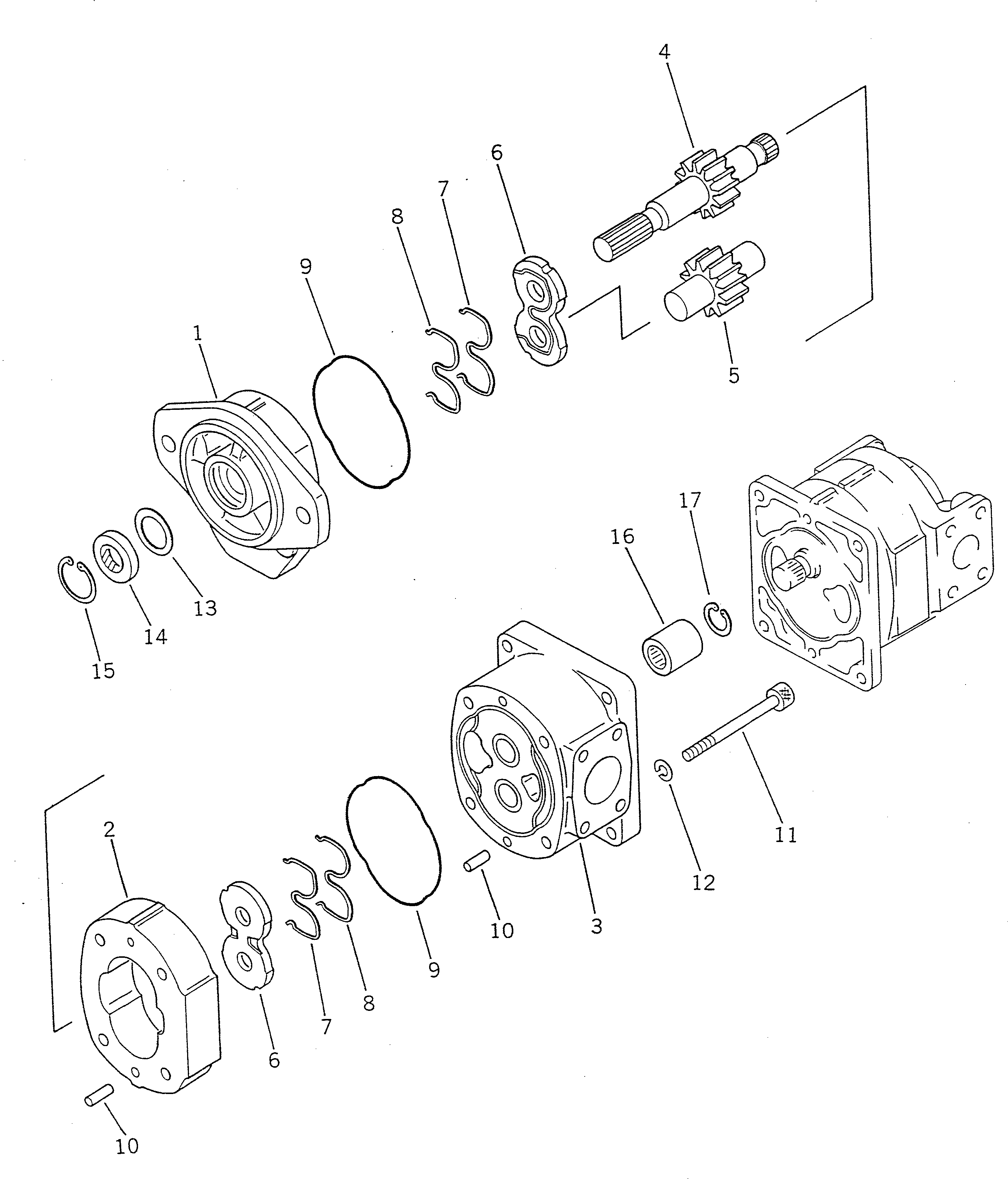 PUMP ASS'Y (SAL40+14) 705-51-20180 KOMATSU