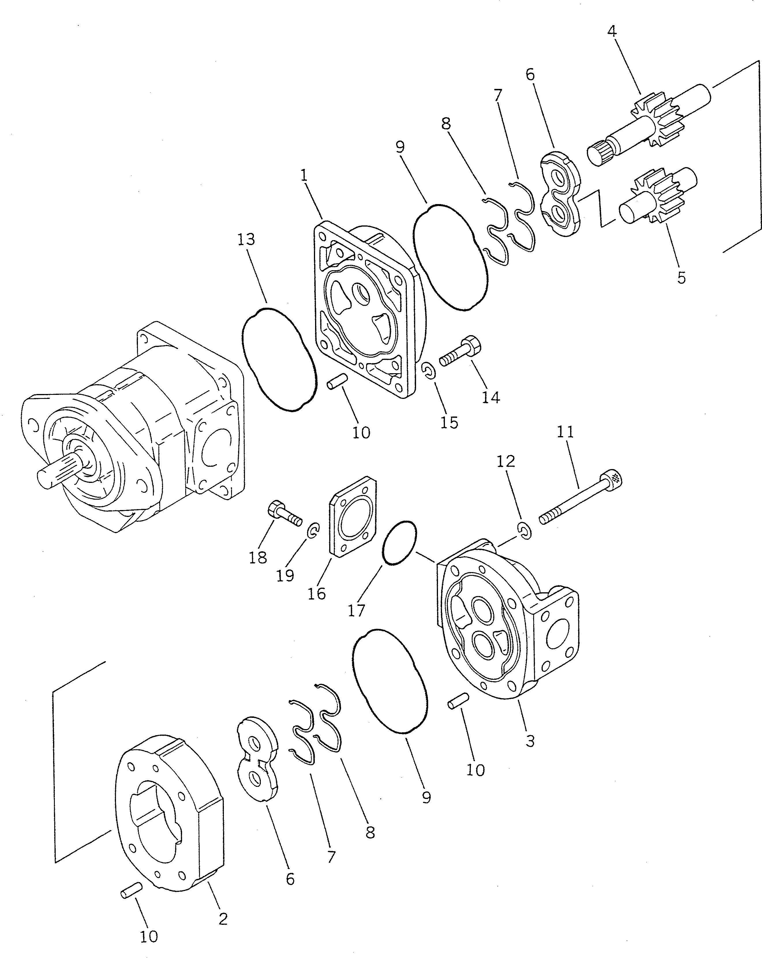 PUMP ASS'Y (SAL14) 705-13-23530 KOMATSU