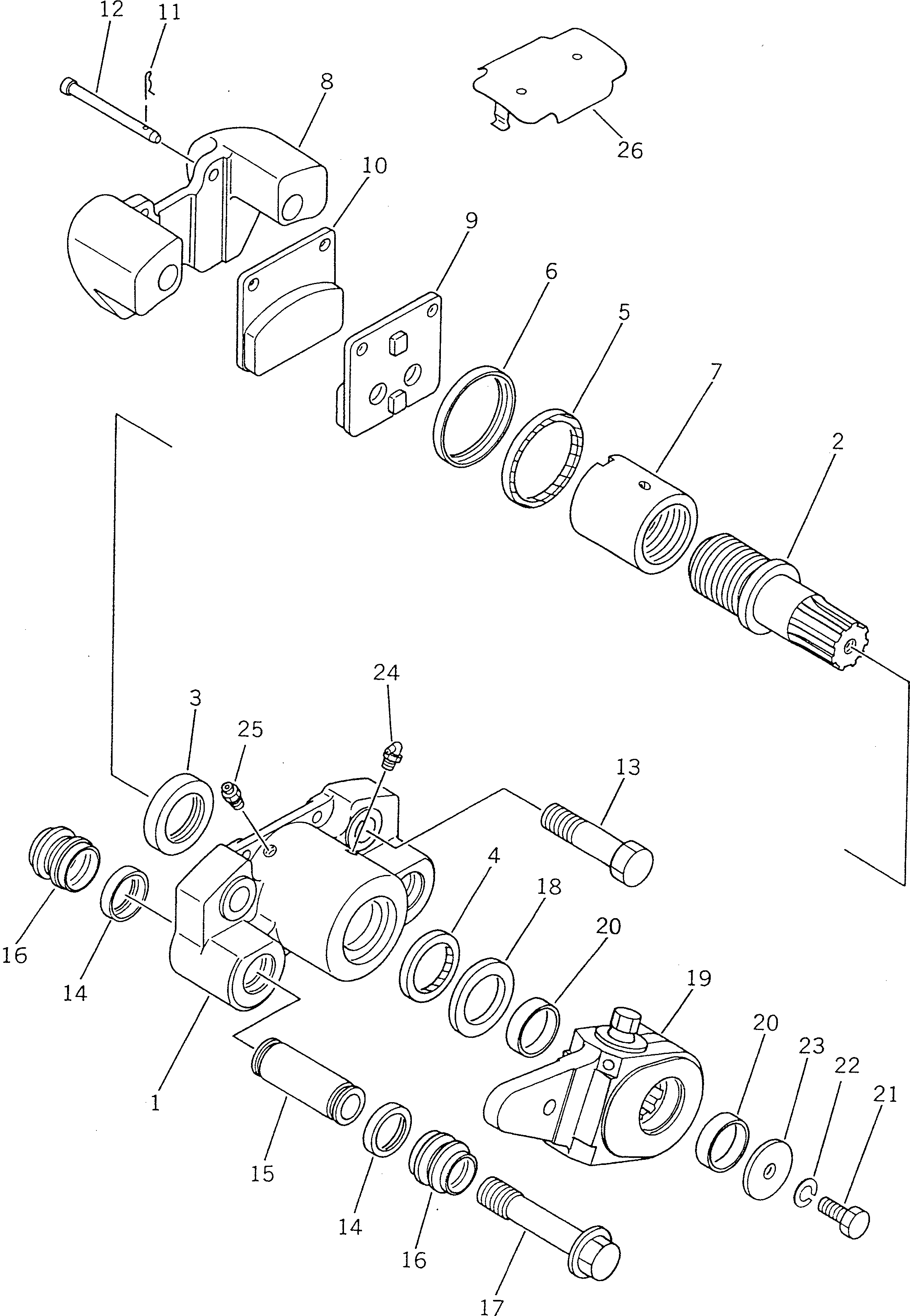 AXLE ASS'Y (421-U20-1030) KOMATSU