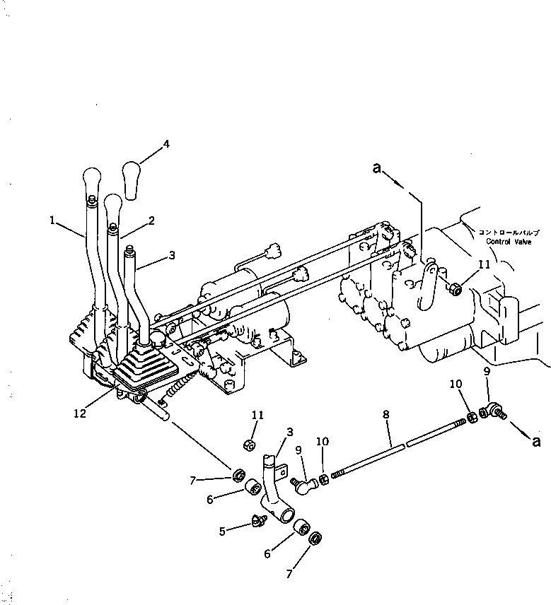 LEVER,ATTACHMENT 419-877-1130 KOMATSU