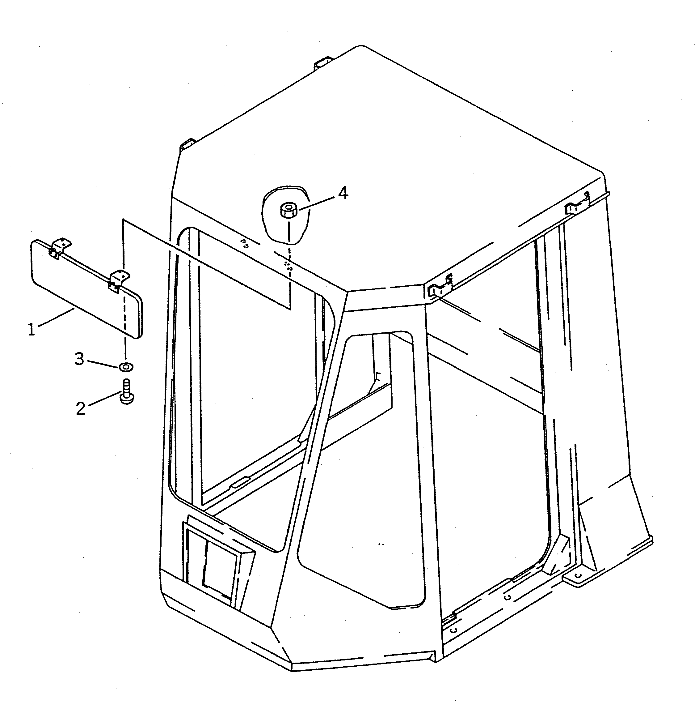 SUN VISOR 419-56-11250 KOMATSU