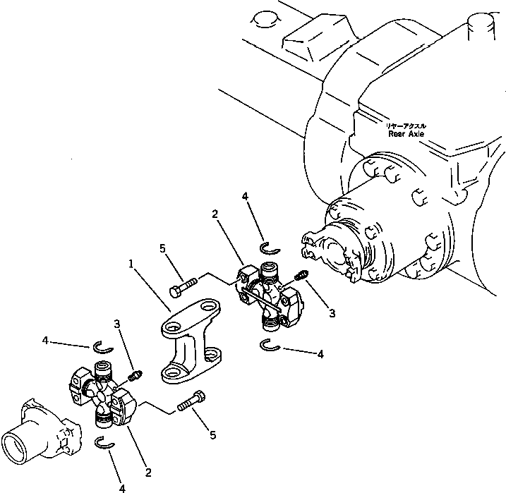 DRIVE SHAFT ASS'Y,REAR \0\418-20-14111 KOMATSU