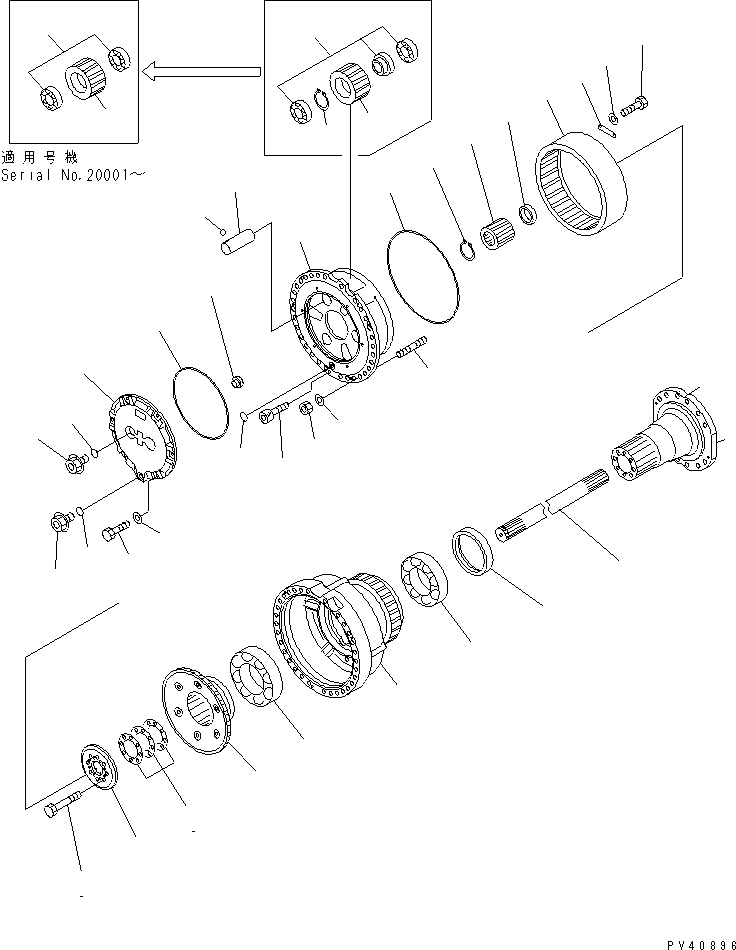 Подшипник \0\421-22-12890 KOMATSU