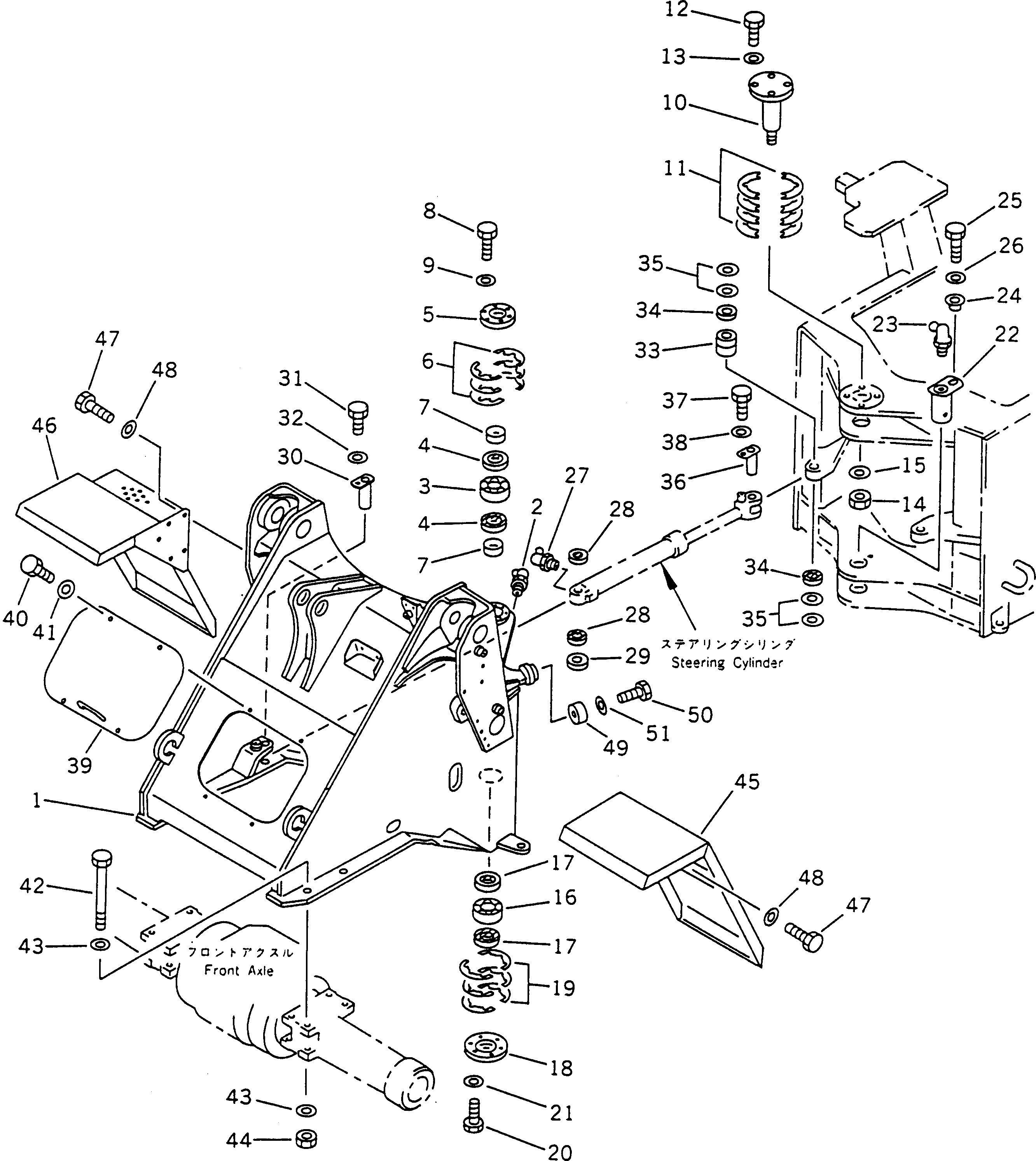FRAME,FRONT 418-46-11810 KOMATSU