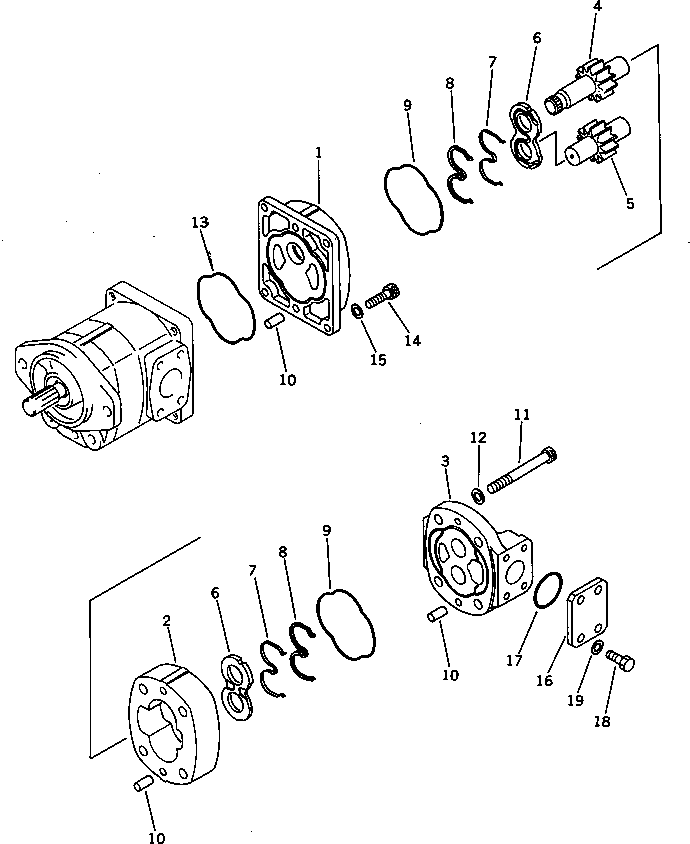 PUMP ASS'Y (SAL16) 705-13-24540 KOMATSU