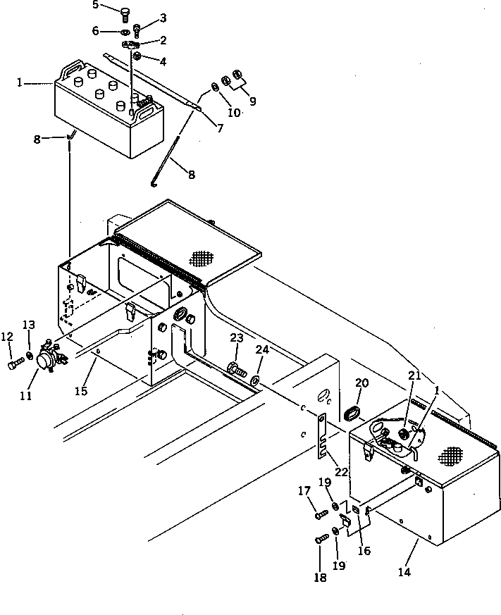 BOX,R.H. 419-06-11170 KOMATSU