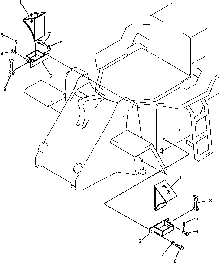 STOPPER,WHEEL 419-Z65-1110 KOMATSU