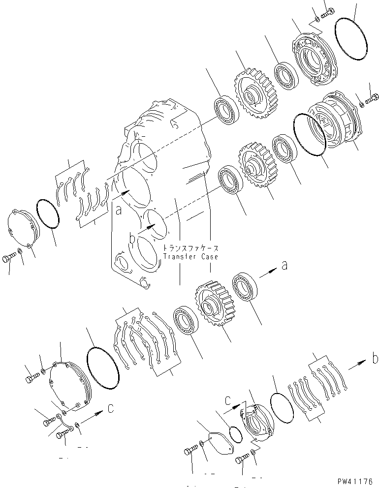 O-RING,CAGE 41E-15-19110 KOMATSU