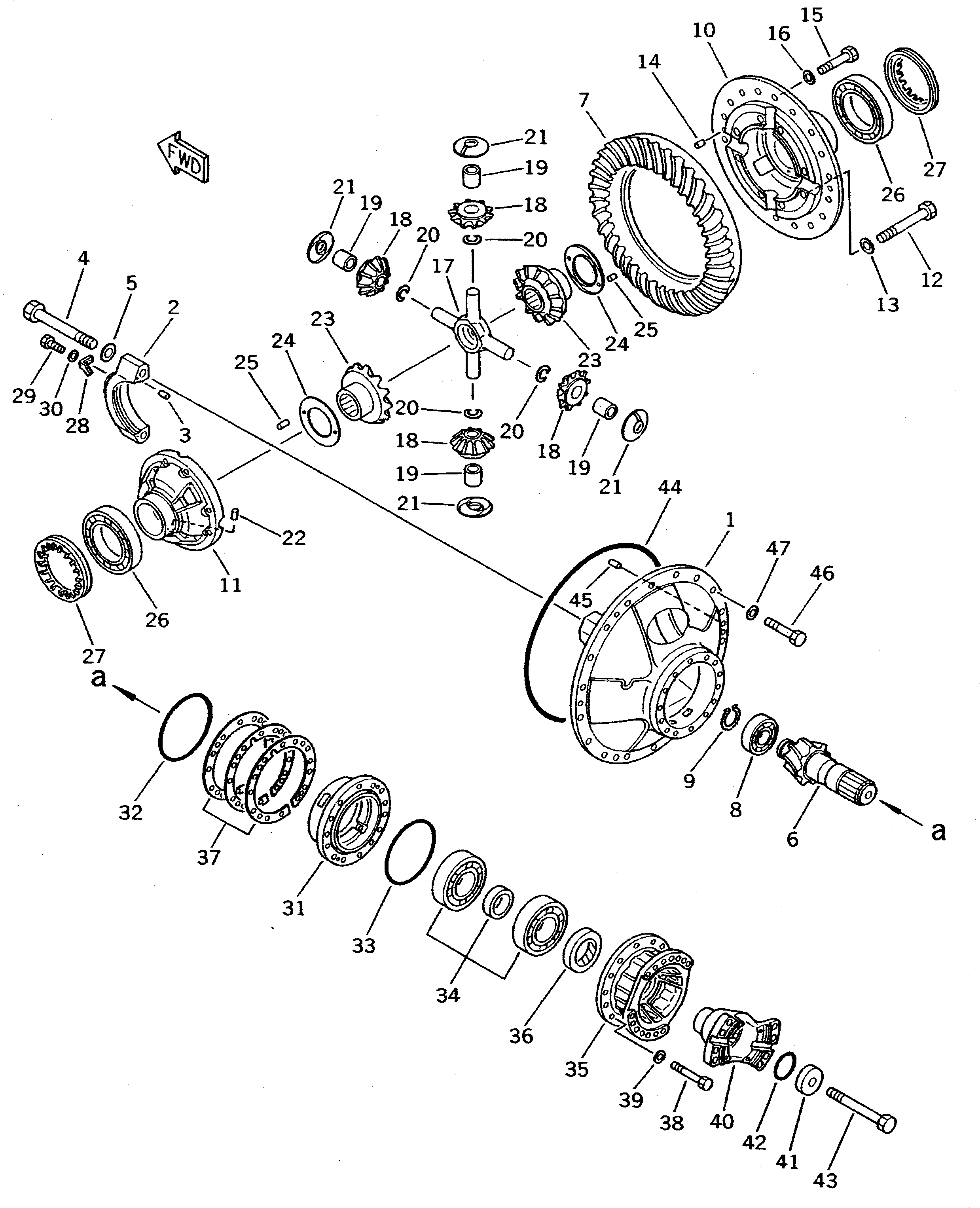 Регулировочная прокладка 1.0мм 426-22-11370 KOMATSU