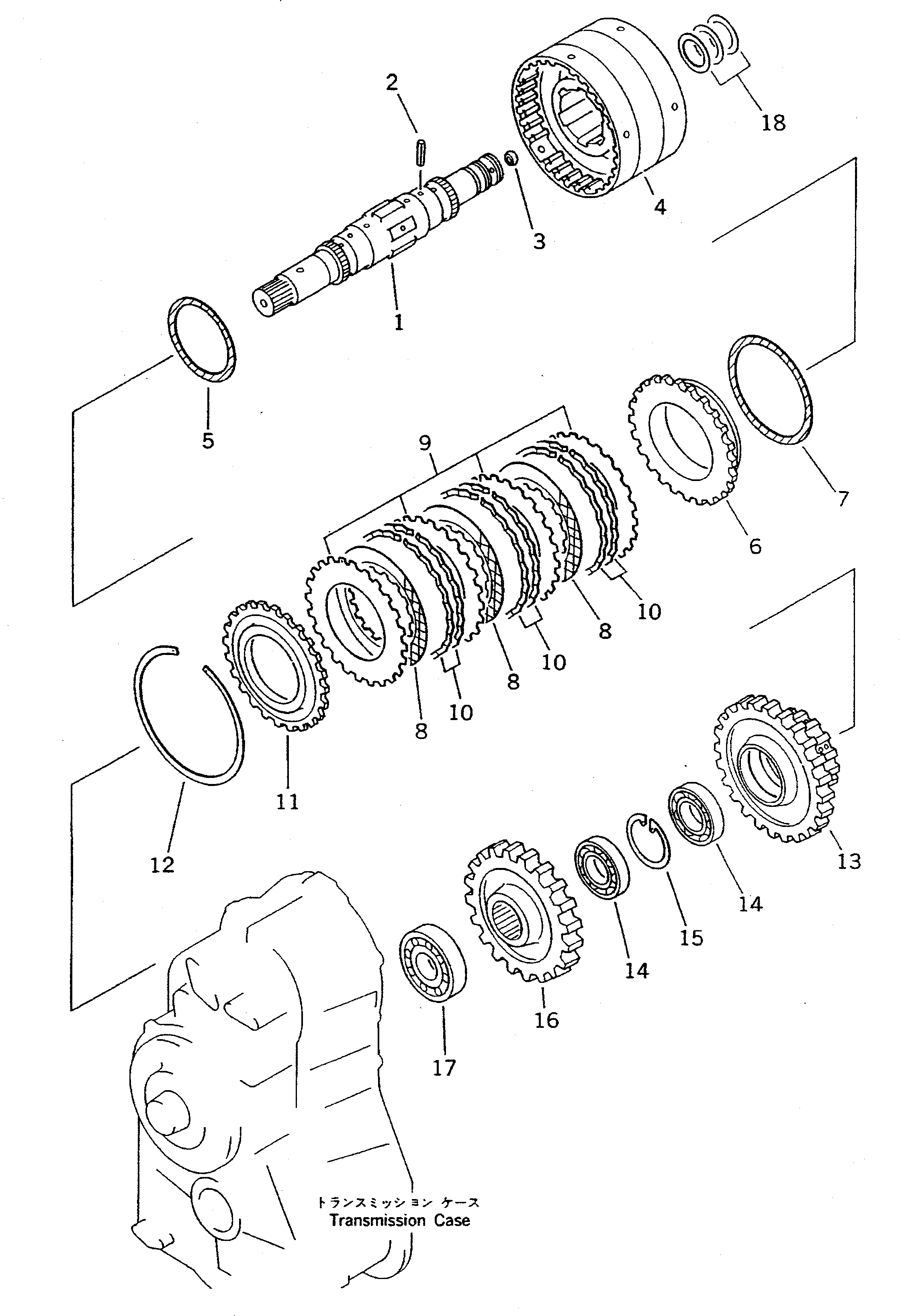 GEAR¤ 42 TEETH 415-15-12871 KOMATSU