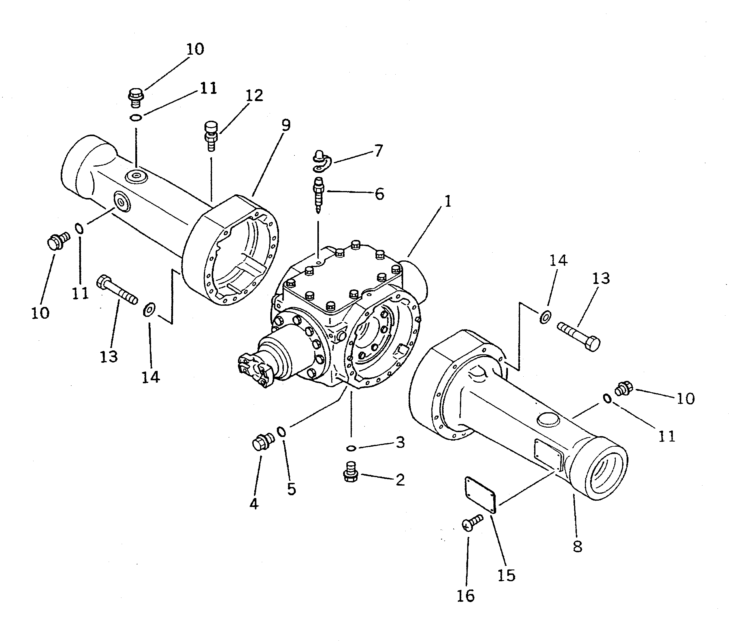 HOUSING,R.H. 415-23-13221 KOMATSU
