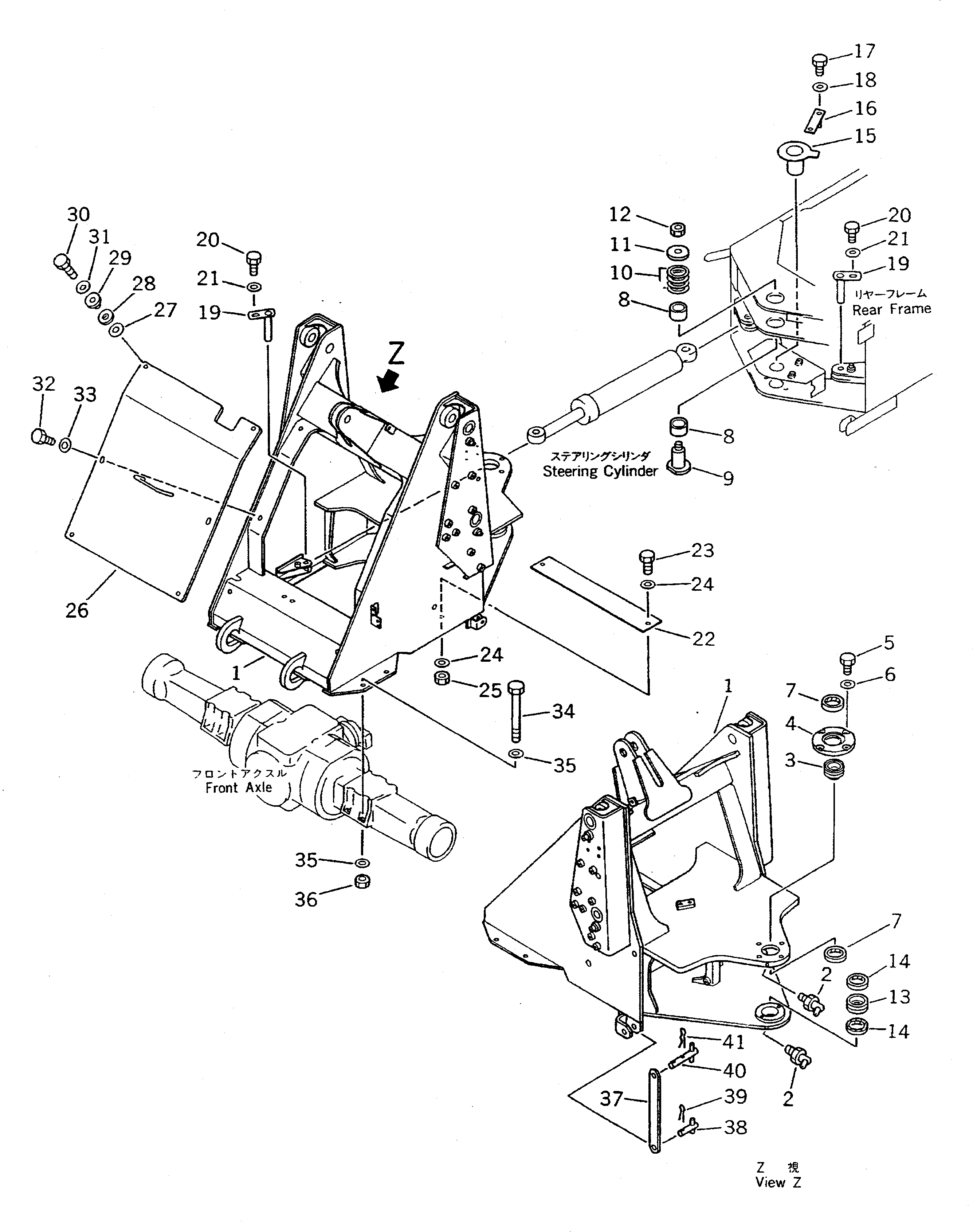 Регулировочная прокладка 0.5мм 415-46-11270 KOMATSU