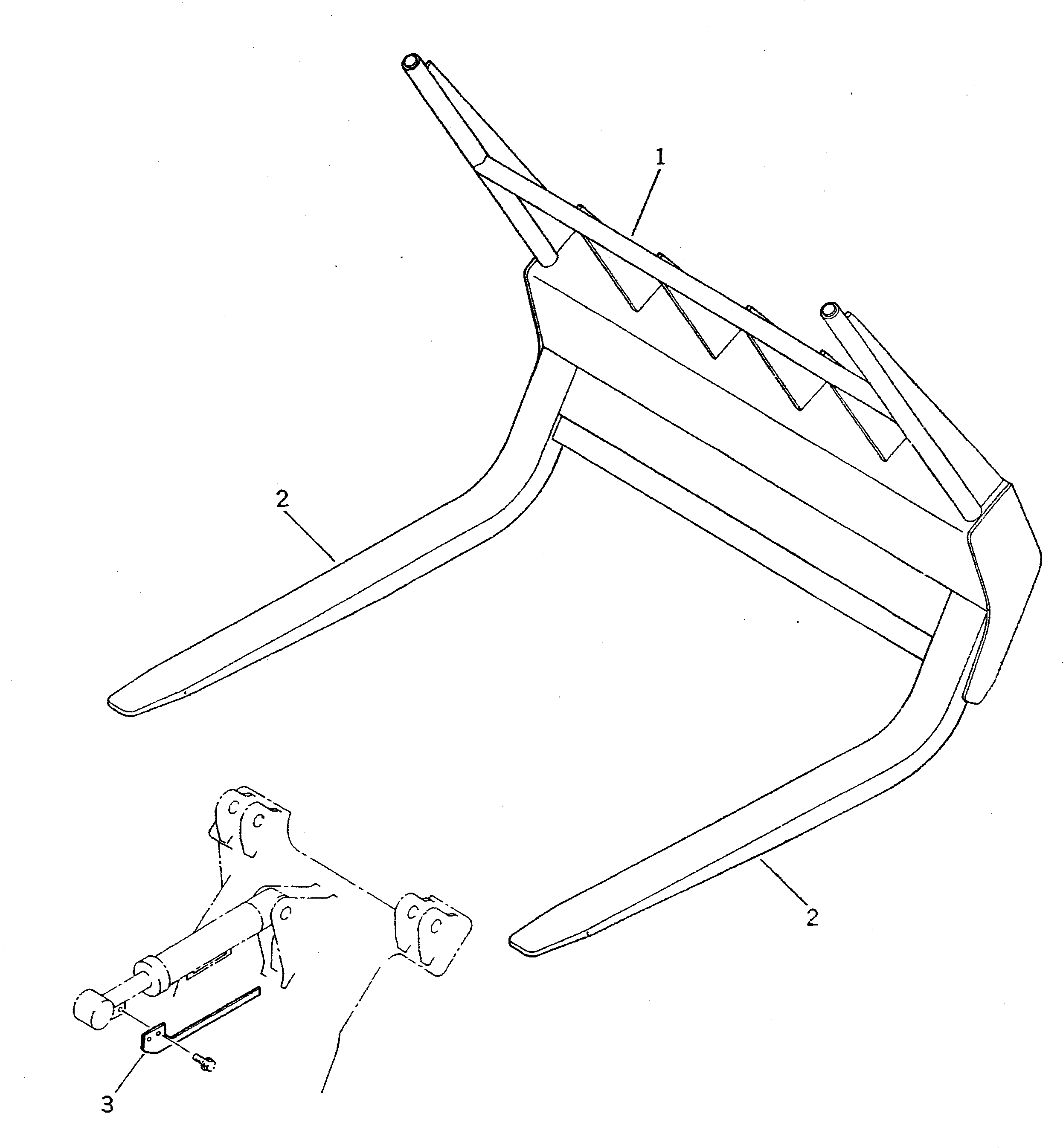 FORK,DUMPING 415-883-1110 KOMATSU