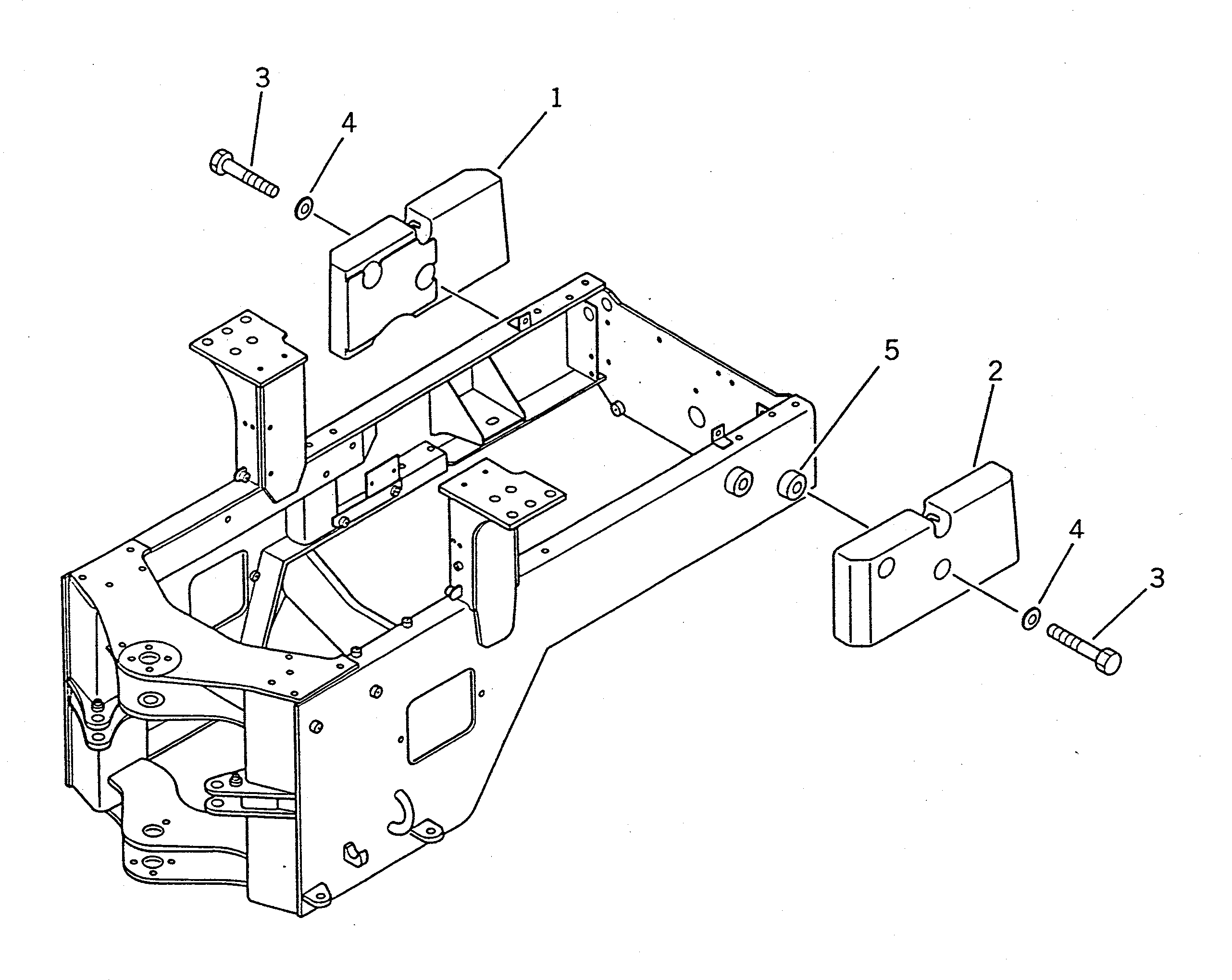 WEIGHT,COUNTER¤ R.H. 416-974-1110 KOMATSU