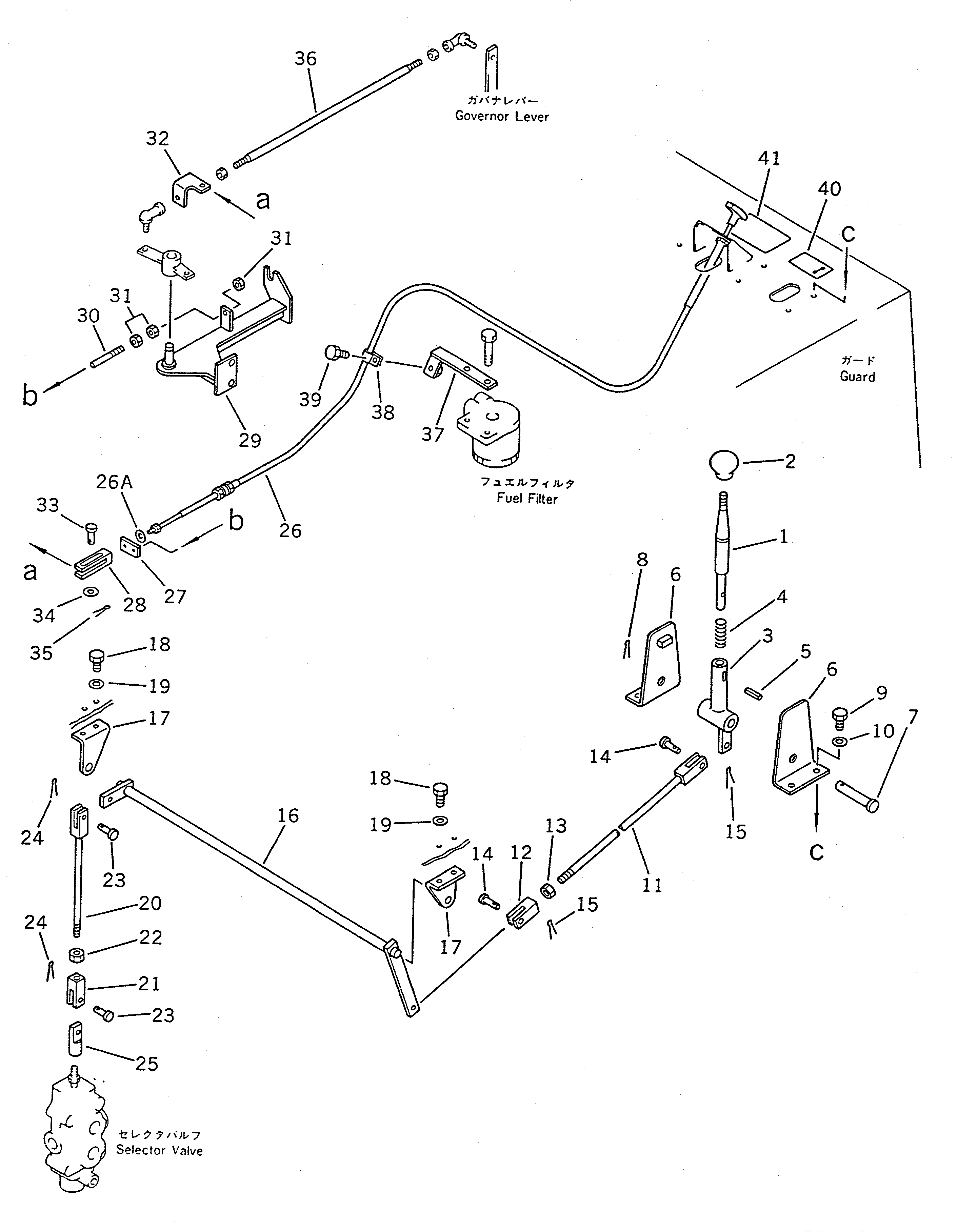 Предупреждающая табличка 416-855-1880 KOMATSU