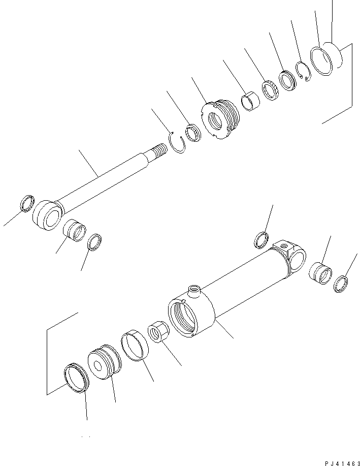 CYLINDER ASS'Y,CLAM 707-00-12040 KOMATSU