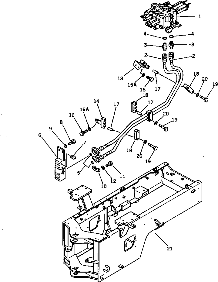 VALVE ASS'Y,3-SPOOL (700-83-27002) KOMATSU