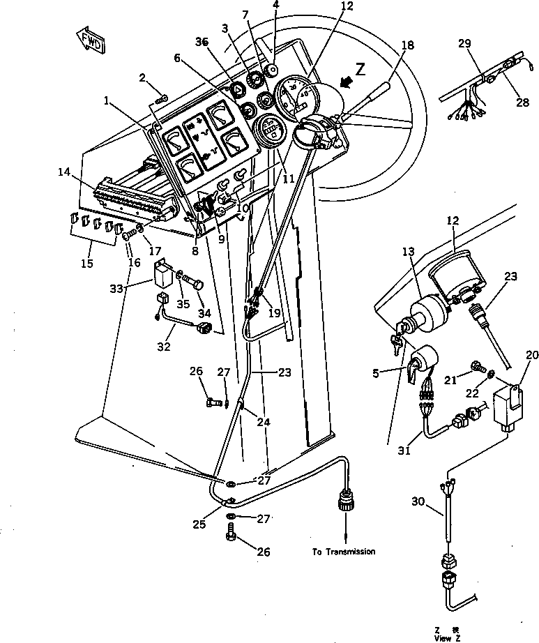 LAMP,HIGH BEAM PILOT 08147-42460 KOMATSU