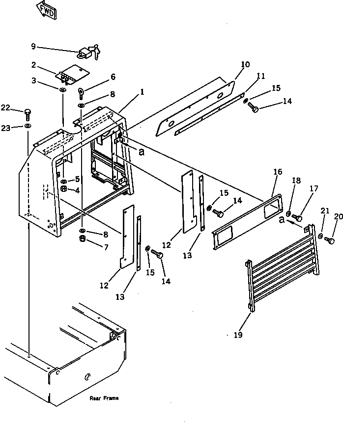 GRILL 416-54-11330 KOMATSU