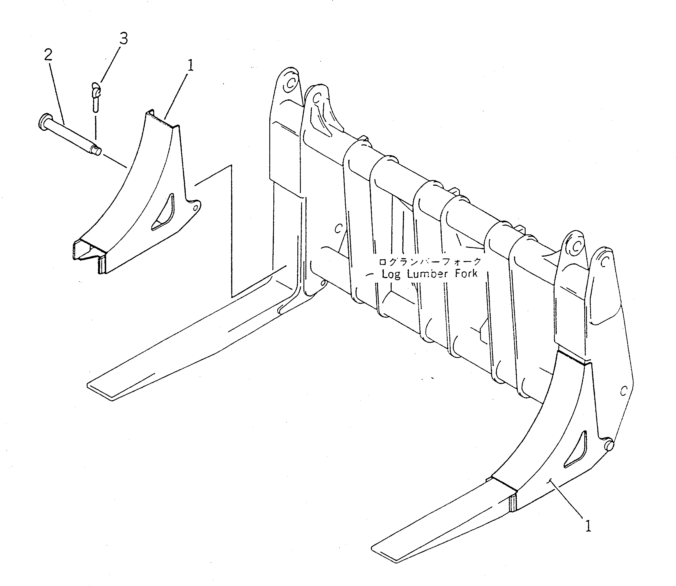 Направляющая 421-887-1110 KOMATSU