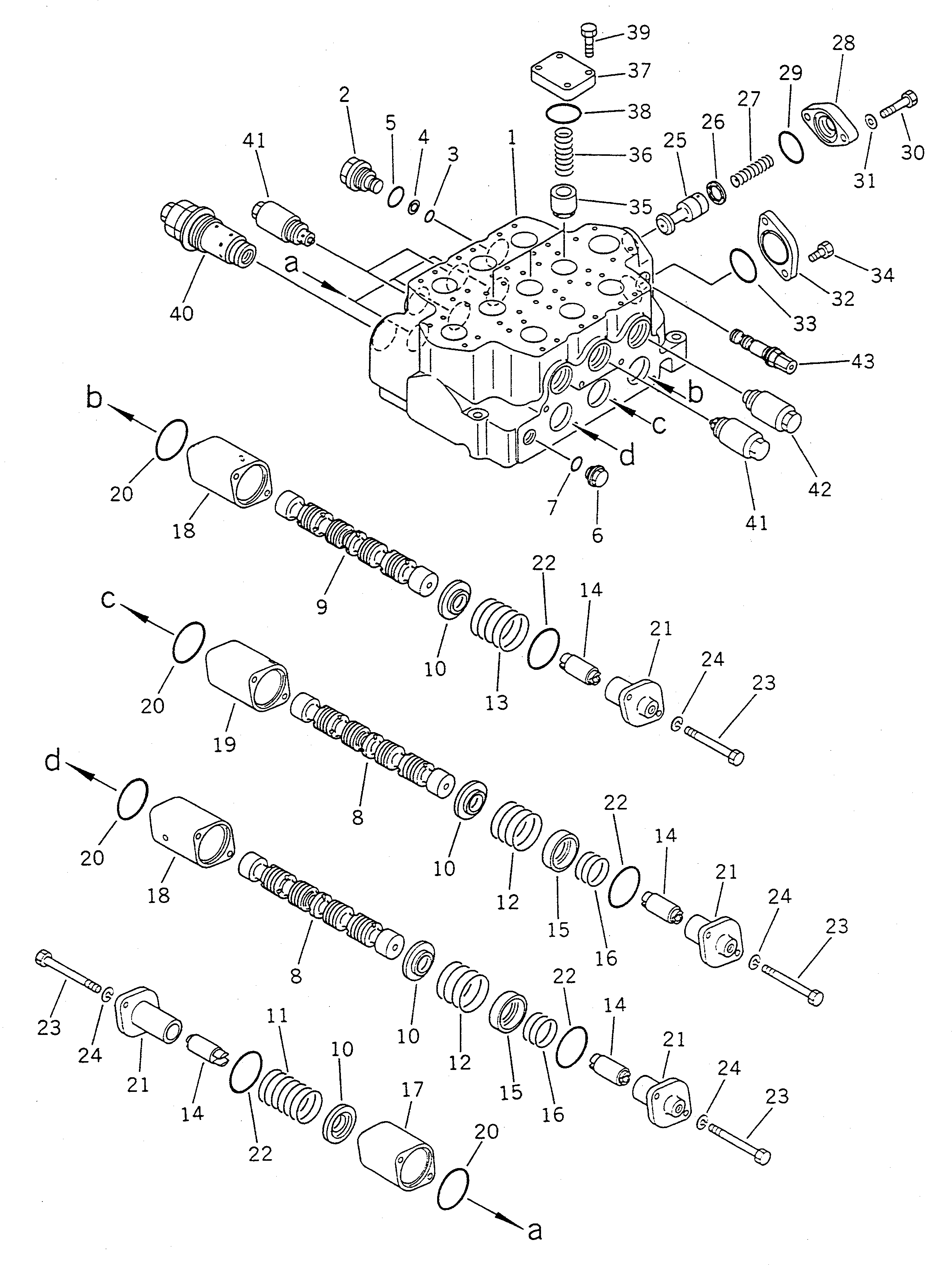 VALVE ASS'Y,FLOAT SELECTOR 709-10-68100 KOMATSU