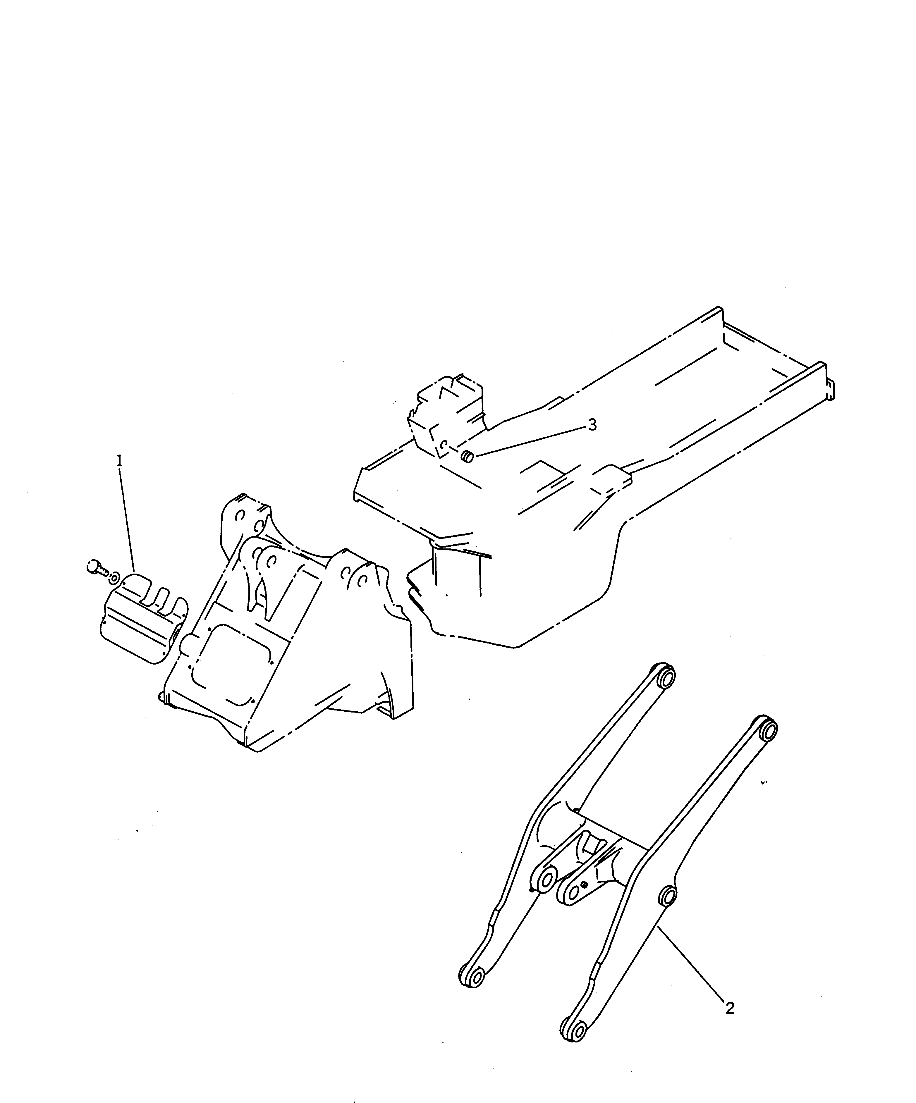 ARM,LIFT (MODIFIED PARTS) 421-877-1340 KOMATSU