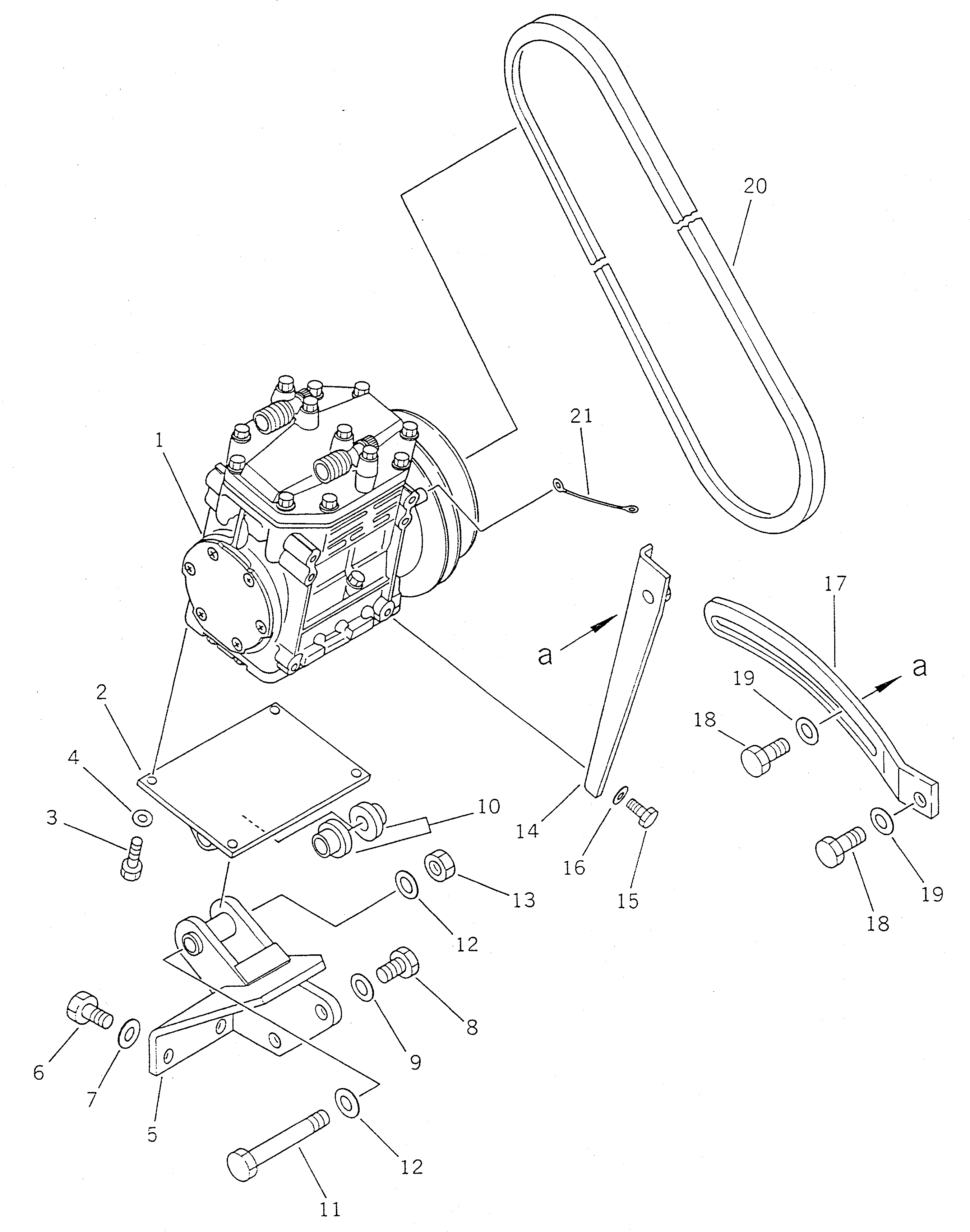 PLATE,ADJUST 421-963-1171 KOMATSU
