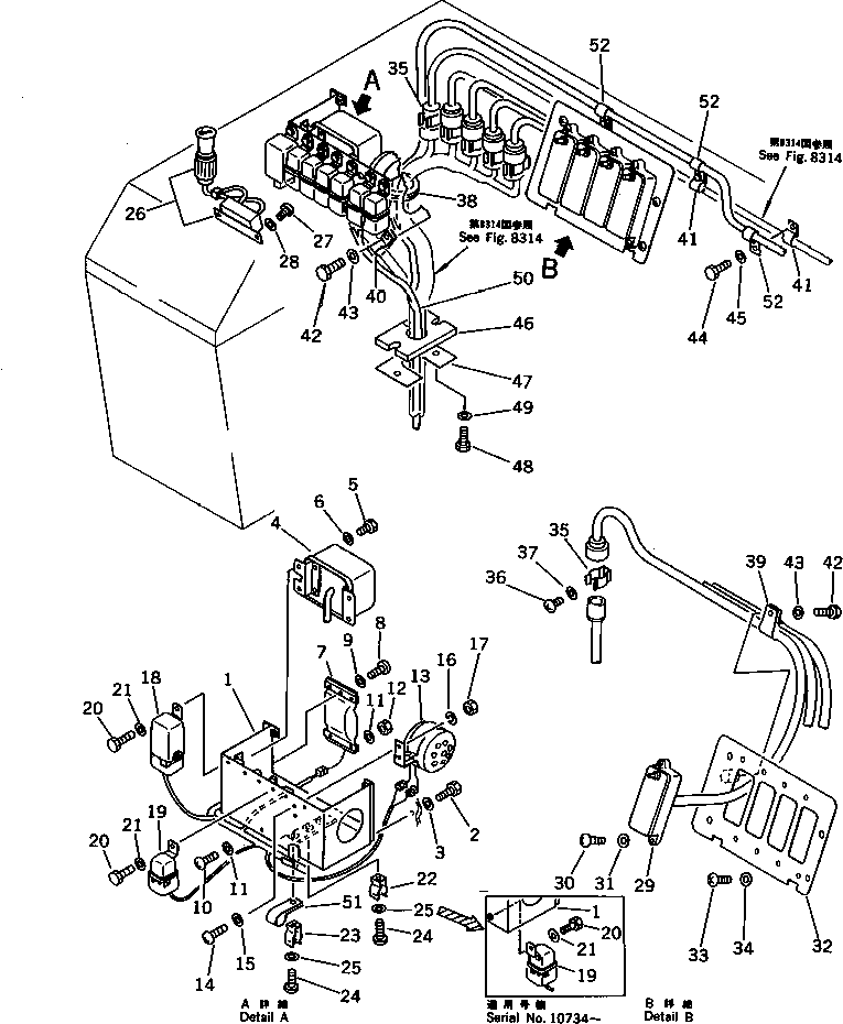 Провод в сборе (421-06-12810) KOMATSU