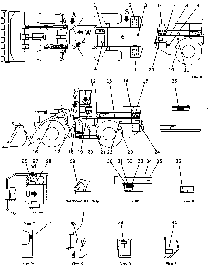 Табличка смазки 421-93-11722 KOMATSU