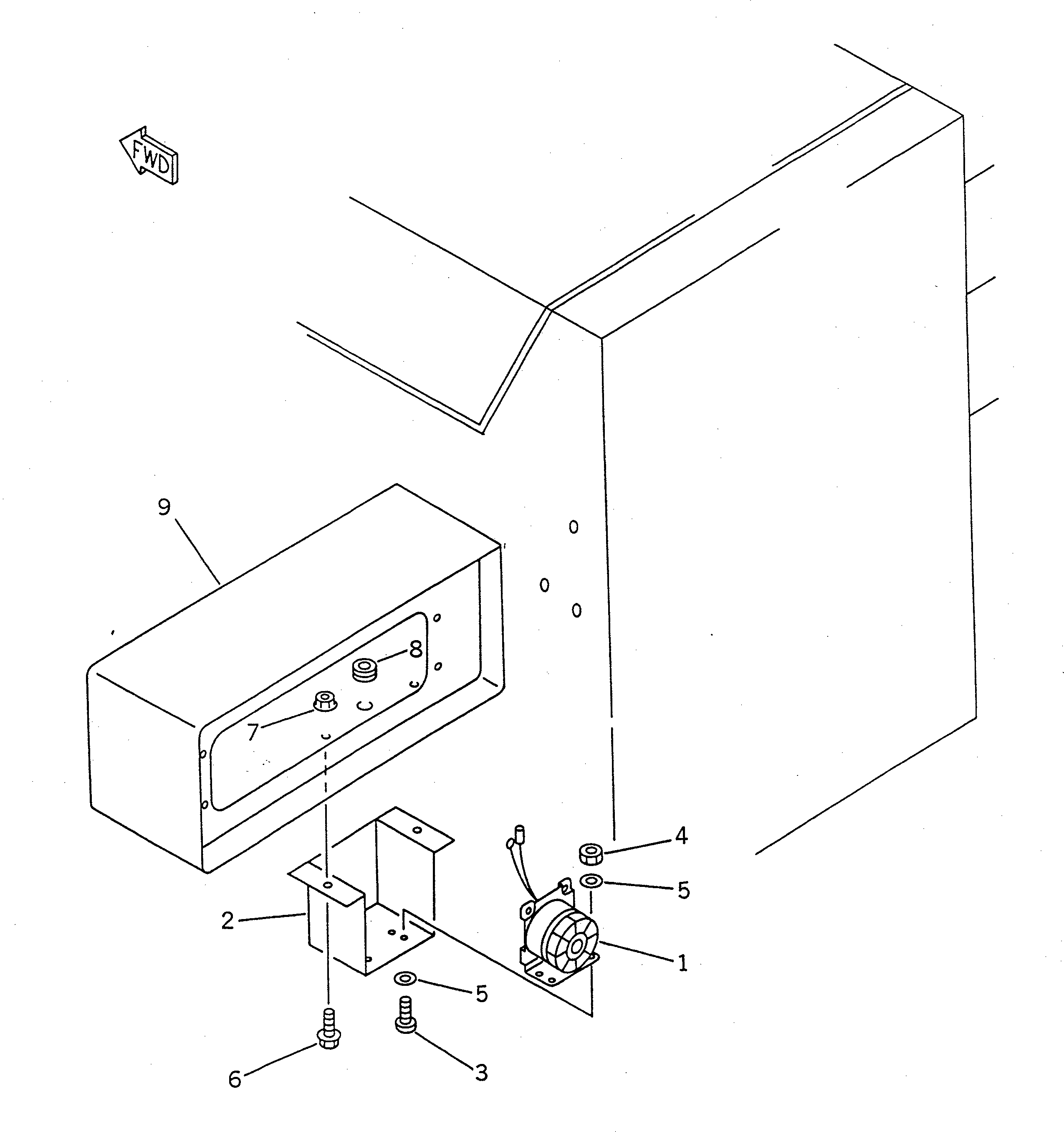 SUPPORT,L.H. (MODIFIED PART) 415-Z25-1121 KOMATSU