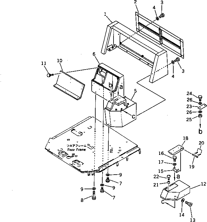 Ограждение 426-54-16110 KOMATSU