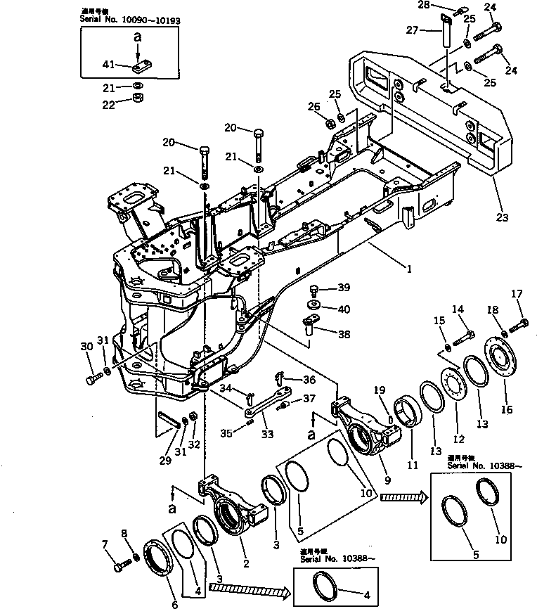 контргайка 01596-03629 KOMATSU