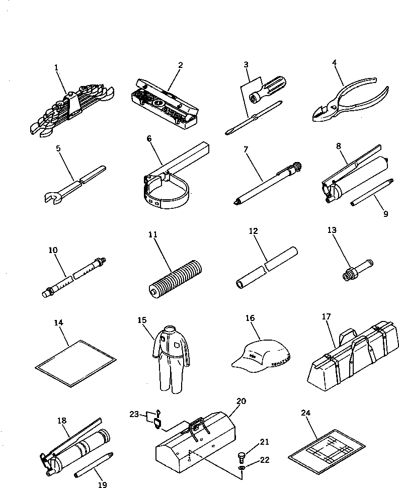 TABLE,SPARE PARTS 426-98-12220 KOMATSU
