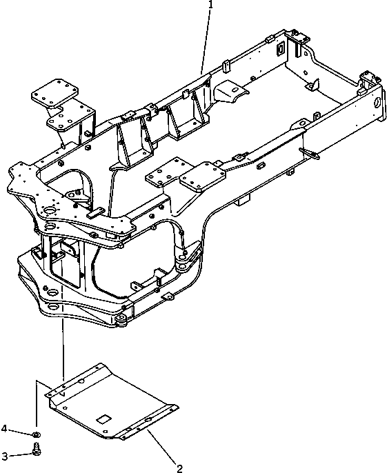 Ограждение 424-971-1120 KOMATSU