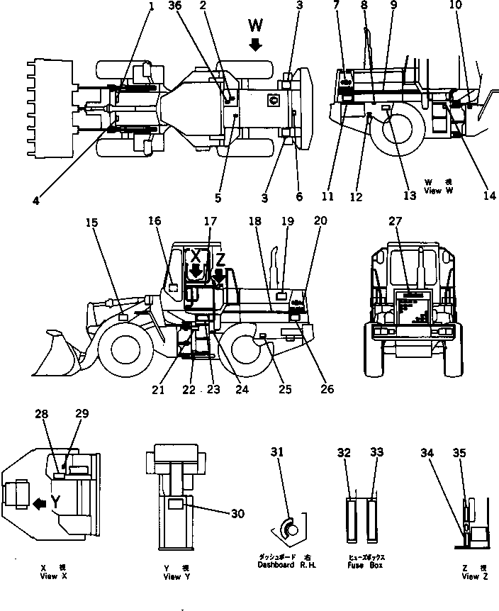 Табличка (ограниченная поставка) 09602-25635 KOMATSU