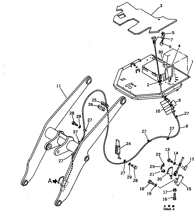 MAT,FLOOR (MODIFIED PART) 418-844-1561 KOMATSU