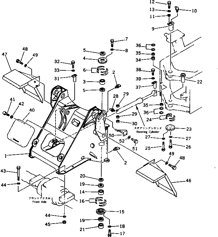 FRAME,FRONT 419-46-11380 KOMATSU