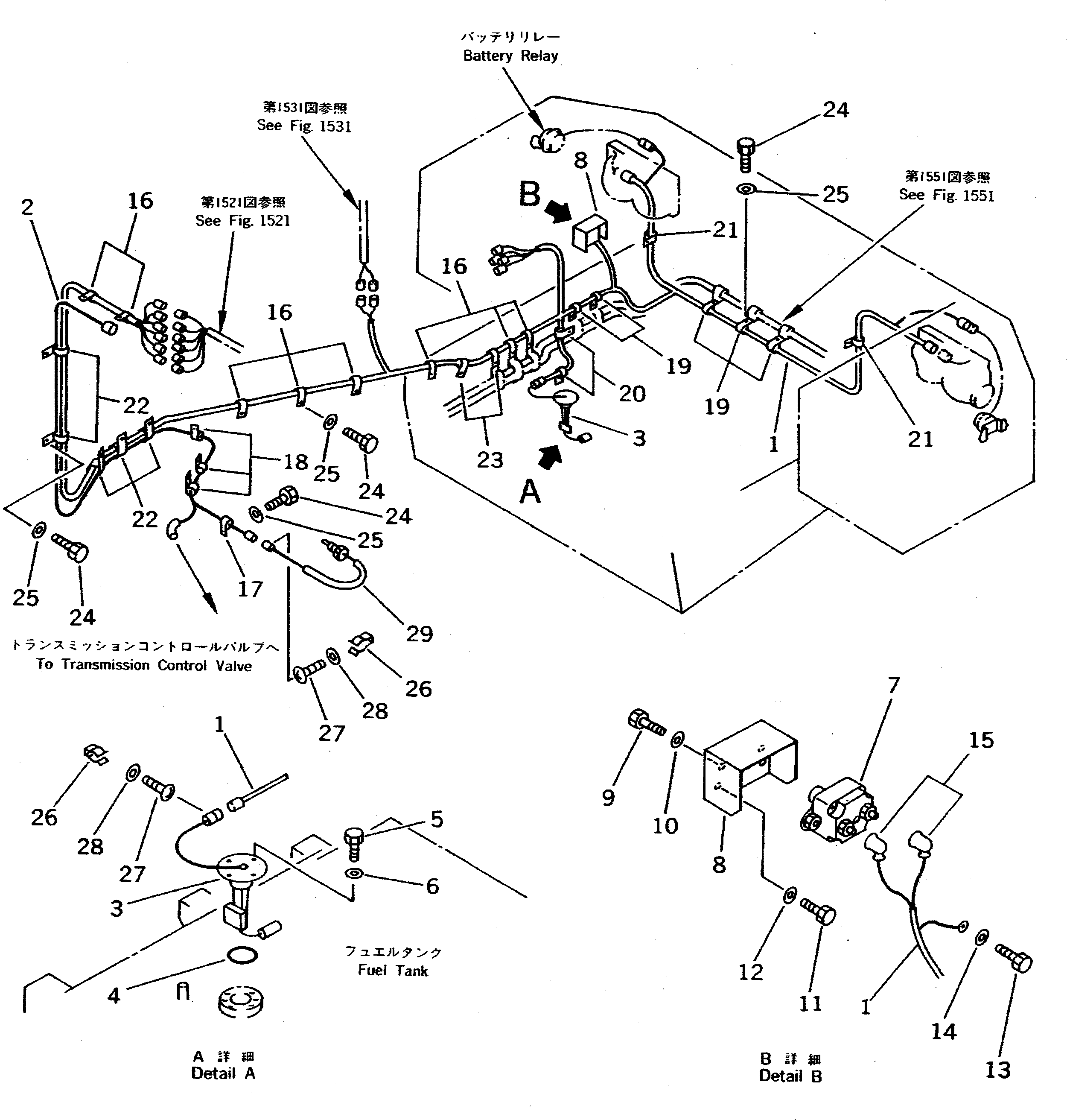 SENSOR,FUEL LEVEL 7861-91-4750 KOMATSU