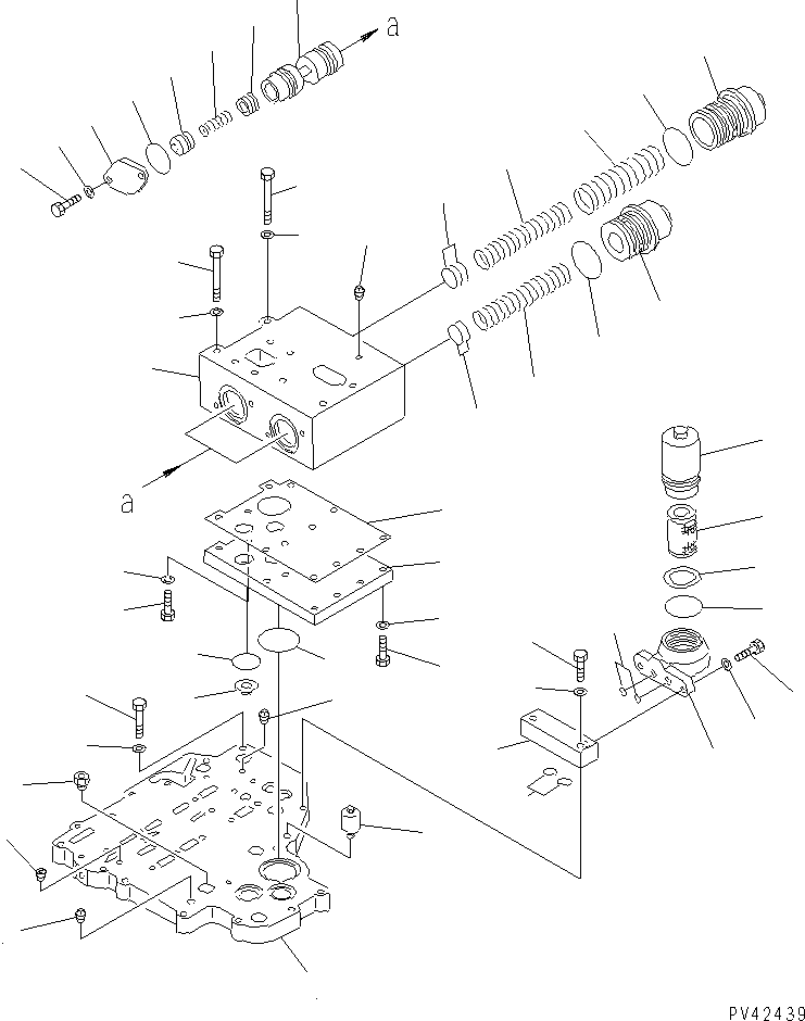 Клапан 427-15-15230 KOMATSU