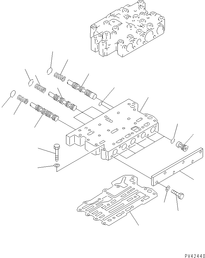 CONTROL VALVE A. (427-15-00200) KOMATSU