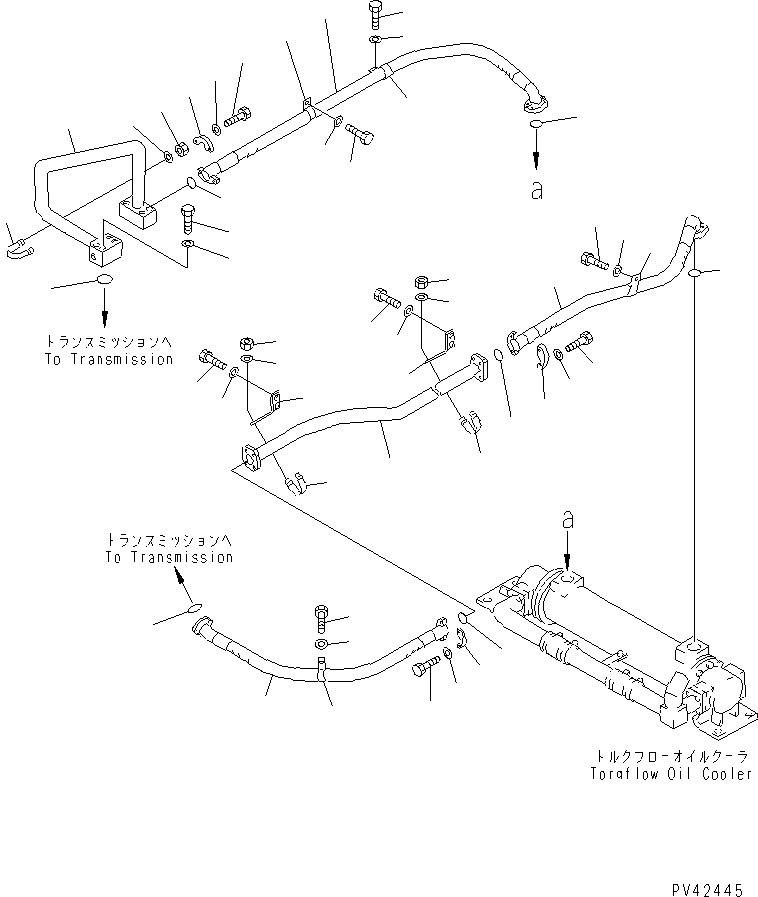 Трубка 427-16-11281 KOMATSU