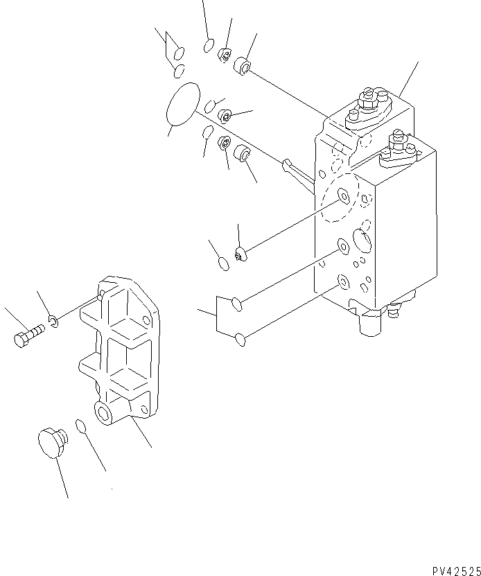 VALVE SUB ASS'Y,SERVO (\2\708-25-66200) KOMATSU