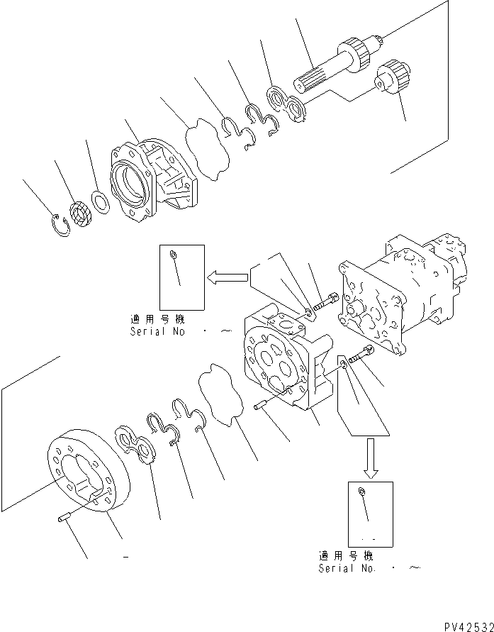 Ведущая шестерня (\7\705-29-41430) KOMATSU