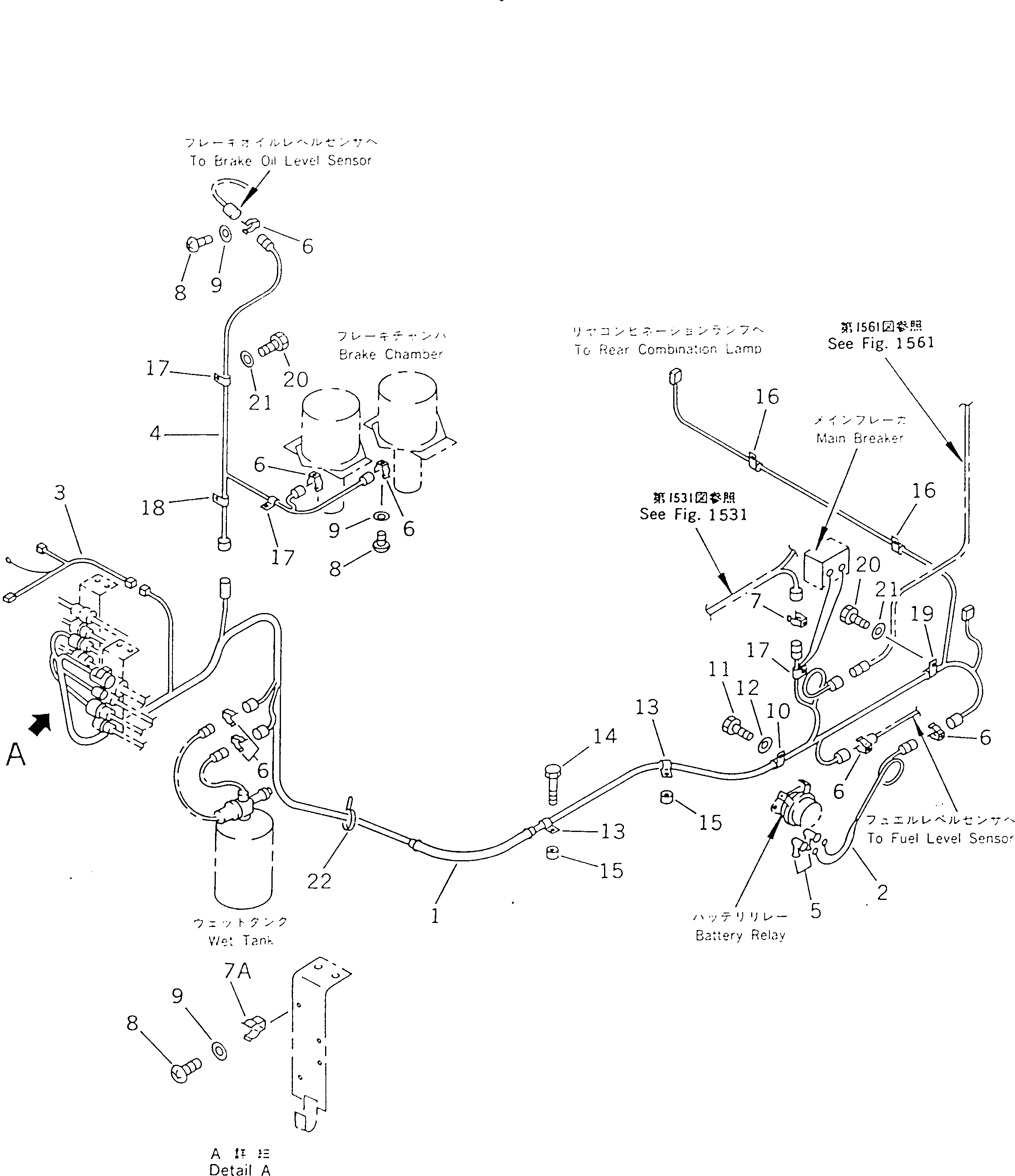 WIRE ASS'Y,(EUROPE SPEC.) 421-06-12861 KOMATSU