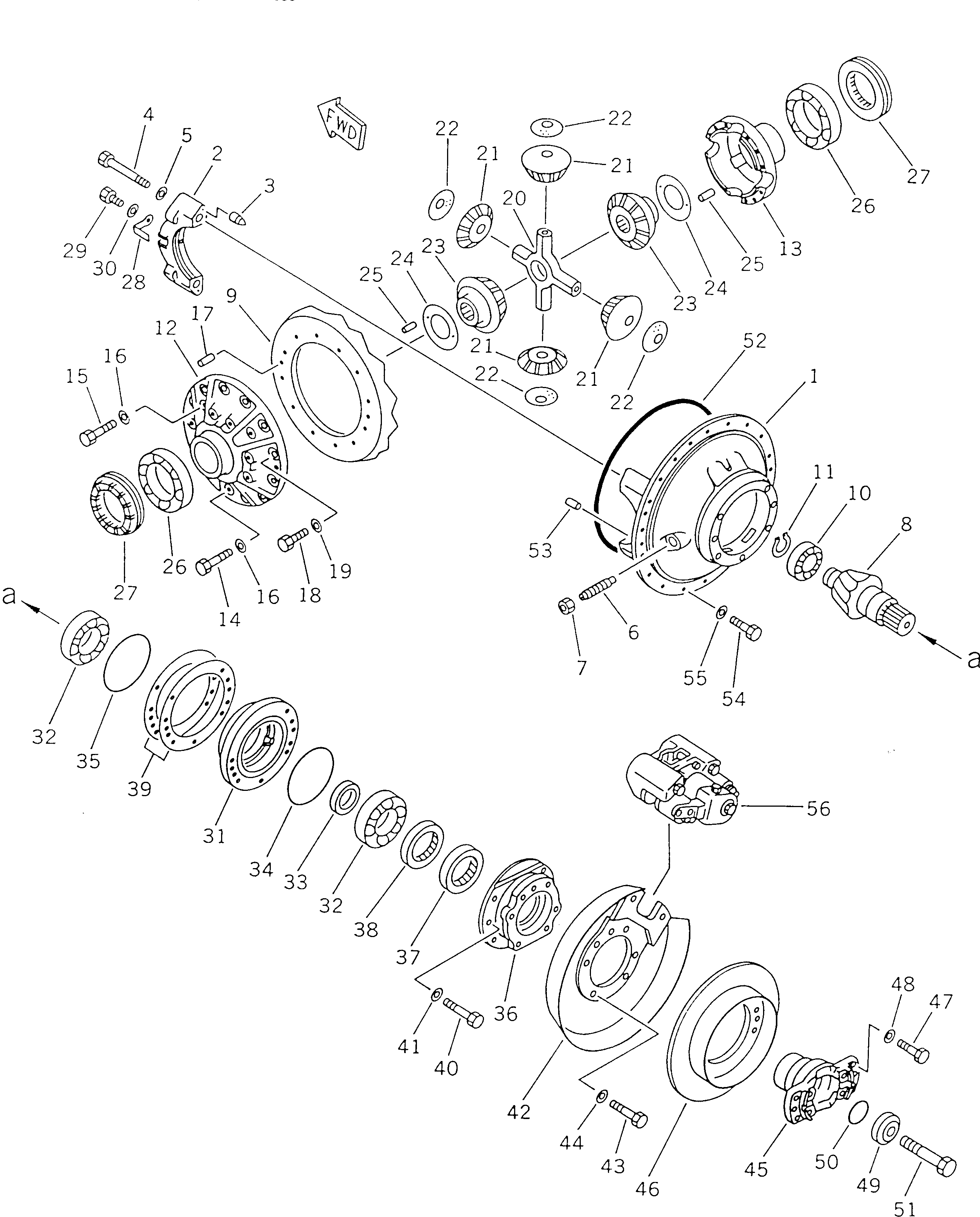 DIFFERENTIAL ASS'Y 421-22-11090 KOMATSU