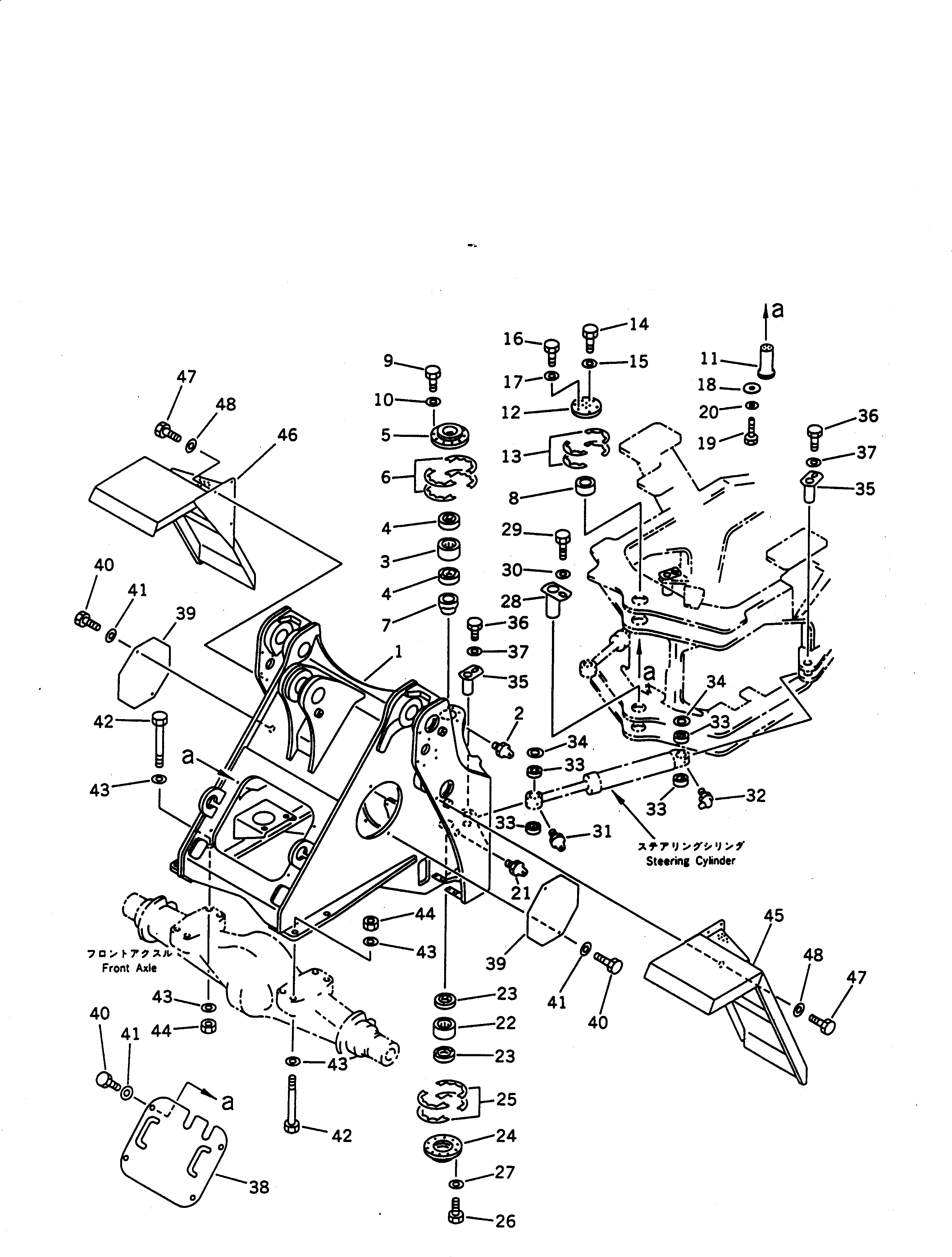FRAME,FRONT 421-46-11870 KOMATSU