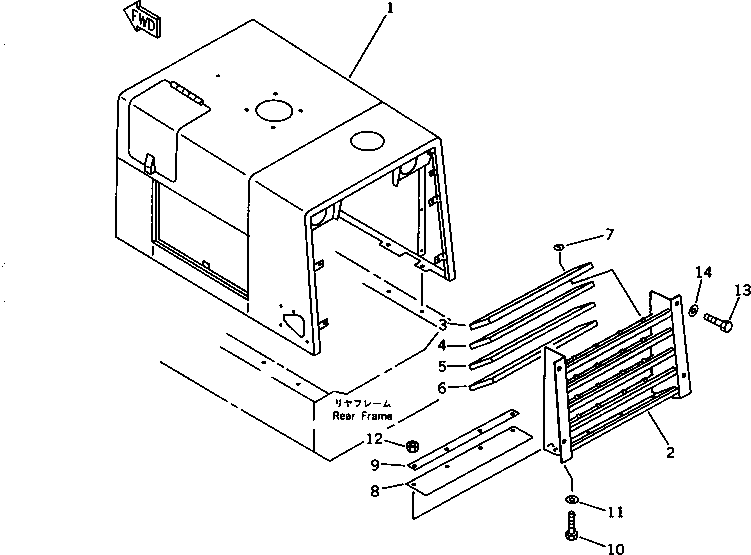 Накладка 416-54-11481 KOMATSU