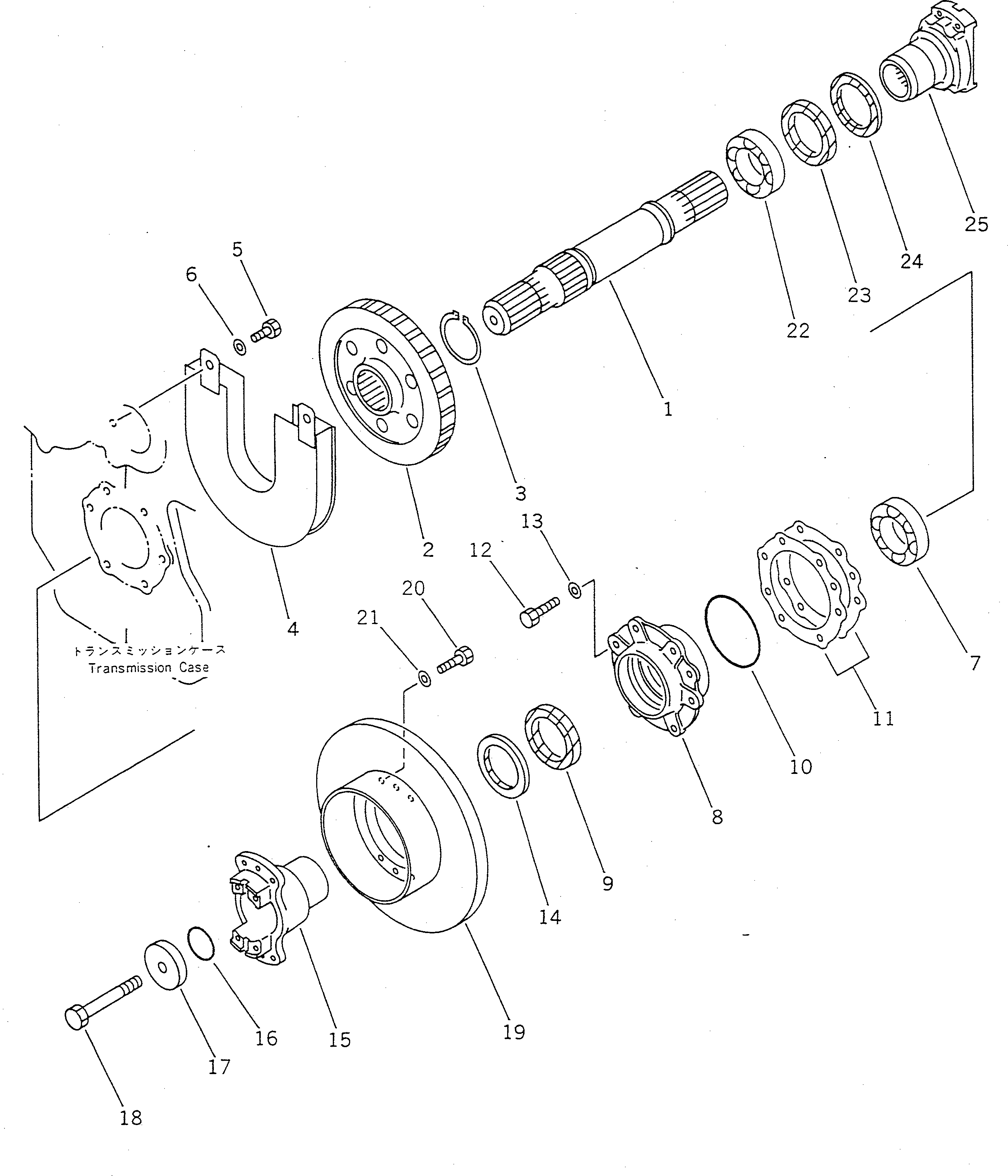 COUPLING,REAR 416-15-13751 KOMATSU